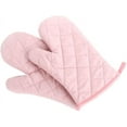 thumbnail image 2 of Dalrosia 2PCS Oven Mitts Quilted Terry Cloth Lining Heat Resistant Kitchen Gloves Thick Hot Polyester Cotton Oven, 2 of 2