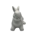 thumbnail image 4 of Easter Bunny Desktop Figurine,Resin Rabbit Statue for Spring Home Tabletop Shelf Mantel Centerpiece Coffee Table Decor, 4 of 5