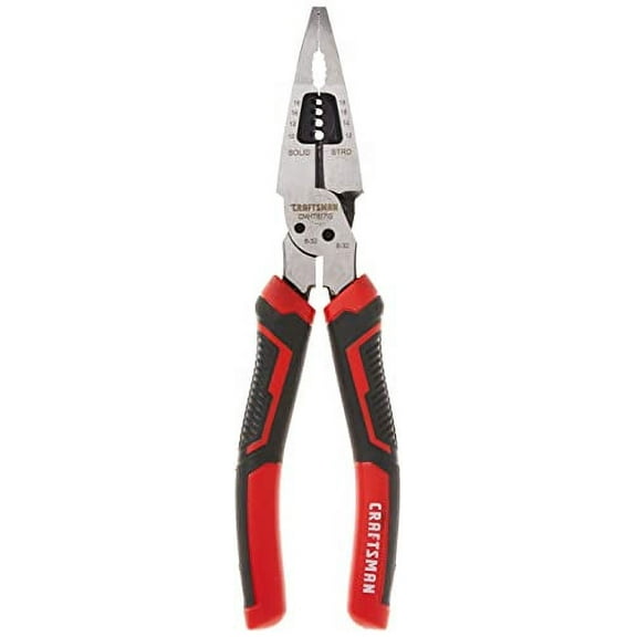 CRAFTSMAN Long Nose Pliers, 8-Inch Multi Function (CMHT81715)