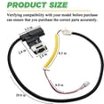 thumbnail image 7 of Washer Lid Lock Assembly W11307244 W10682535 Fit for Whirlpool Kenmore Maytag Amana Washing, 7 of 7