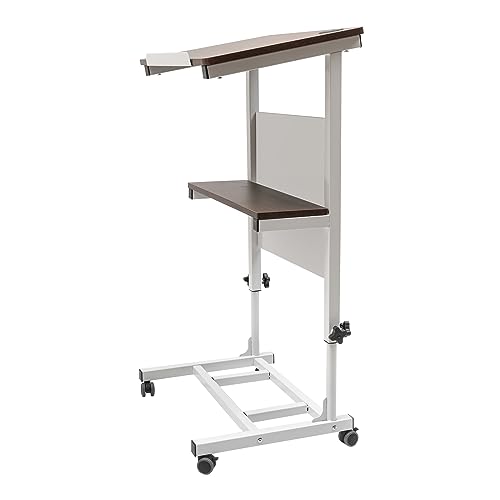 Lecterns & Podiums Portable Mobile Standing Laptop Desk, Sit Stand Desk