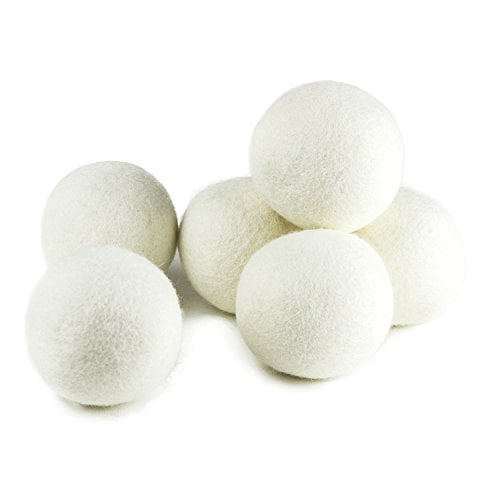4-Pack SnugPad Wool Dryer Balls Natural Fabric Softener 100% Organic 