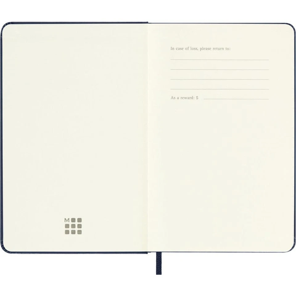 Moleskine, Moleskine Pocket Blue Weekly Hard Cover 2025 Planner