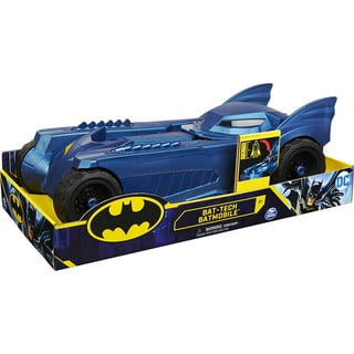Fisher-Price DC Batwheels Light-Up 1:55 Scale Toy Cars, BAM The Batmobile & Buff, 2 Pieces