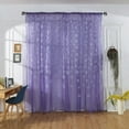 thumbnail image 4 of WIFKLSIIPG 1PCS Christmas Snowflake Curtain Tulle Window Treatment Voile Drape Valance, 4 of 9