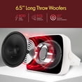 thumbnail image 6 of PYLE PDWR64BTW - Waterproof & Bluetooth 6.5'' Indoor / Outdoor Speaker System, 800 Watt, White, 6 of 7