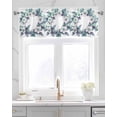thumbnail image 2 of Spring Botanical Garden Floral Kitchen Valances for Windows Farmhouse Linen Window Valance Curtain for Living Room Window Treatment Summer Rustic Flowers Valance Rod Pocket Topper Drape, 54 x 18 Inch, 2 of 6