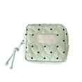 thumbnail image 2 of Makeup Bag Cute Heart Dots Sanitary Napkin Storage Bag, Portable Mini Fabric Period Pouch, Small Makeup organizer Purse for Travel, Compact Square Pouch for Daily Use - Green, Ccwuwei, 2 of 6
