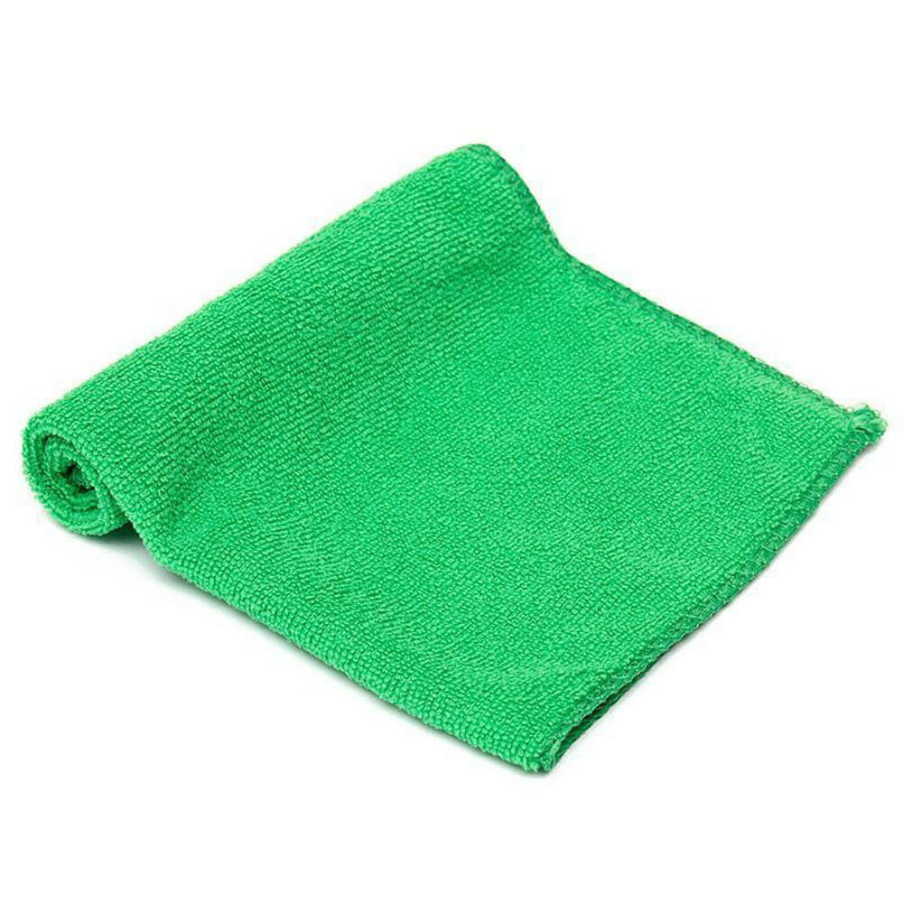 10pcs 25*25cm Microfiber Detailing Cleaning Towels Auto Car Soft Cloths Dusters 