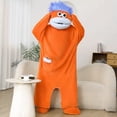 thumbnail image 2 of ZHANGDER Unisex Monster Onesie, Plush Fleece Jumpsuit, No Shoes Included, S-XL, 2 of 3