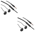 thumbnail image 2 of Auriculares antirruido Inteprter para dormir con micrófono intrauditivos 3.5 mm negro 2Conjunto, 2 of 6