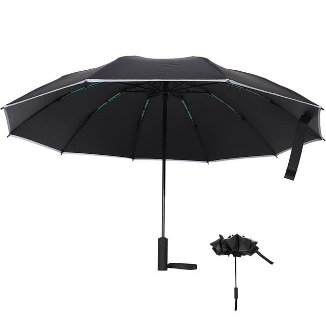 Paraguas plegable automático, paraguas para el sol, paraguas para la lluvia, paraguas con protección UV, paraguas de viaje ligero, paraguas portátil para la lluvia y el sol.
