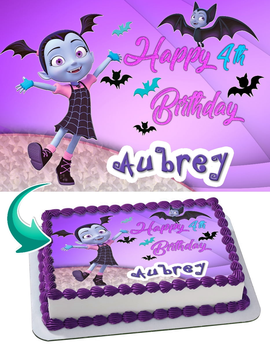Vampirina 3 Edible Cake Image Topper Personalized Picture ...