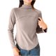 thumbnail image 4 of Ropa interior térmica para mujer, camiseta interior de cuello alto de color liso, ropa interior térmica de terciopelo, pijama de poliéster para mujer, 4 of 4