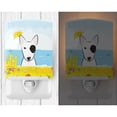 thumbnail image 2 of Bull Terrier Summer Beach Ceramic Night Light, 2 of 2