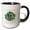 Black/White, variant on 3drose, Colorado Territory Tree the Blue Spruce, 11oz Mug