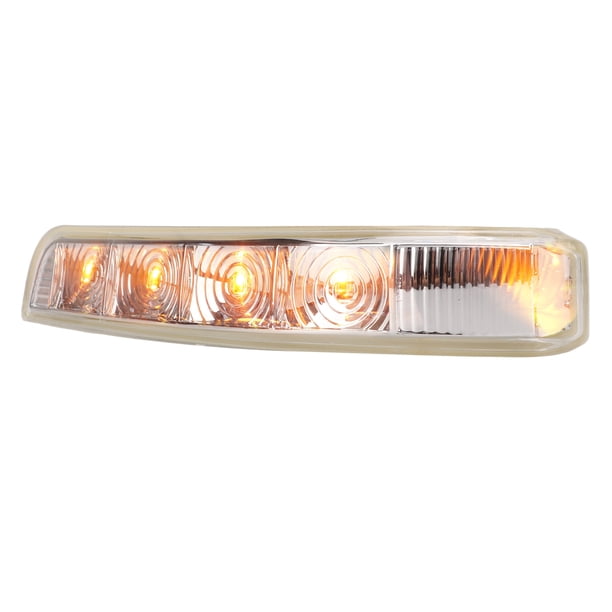 Lámpara De Espejo Retrovisor, Reemplazo Directo Brillante Impermeable Antiarañazos Espejo Lateral Luz Intermitente Resistente A La Humedad Para Coche