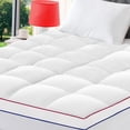 thumbnail image 1 of Extra Thick Mattress Topper Double/Full Size Winter Warm Mattress Pad Cover 800GSM 400 TC Breathable Pillow Top 8-21 Inch Elastic Deep Pocke, 1 of 7