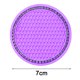 thumbnail image 2 of Posavasos para coche, posavasos universales antideslizantes con cristales de imitación, posavasos de PVC de 2,75 pulgadas, accesorios para coche de color rosa (con diamantes), 2 of 5