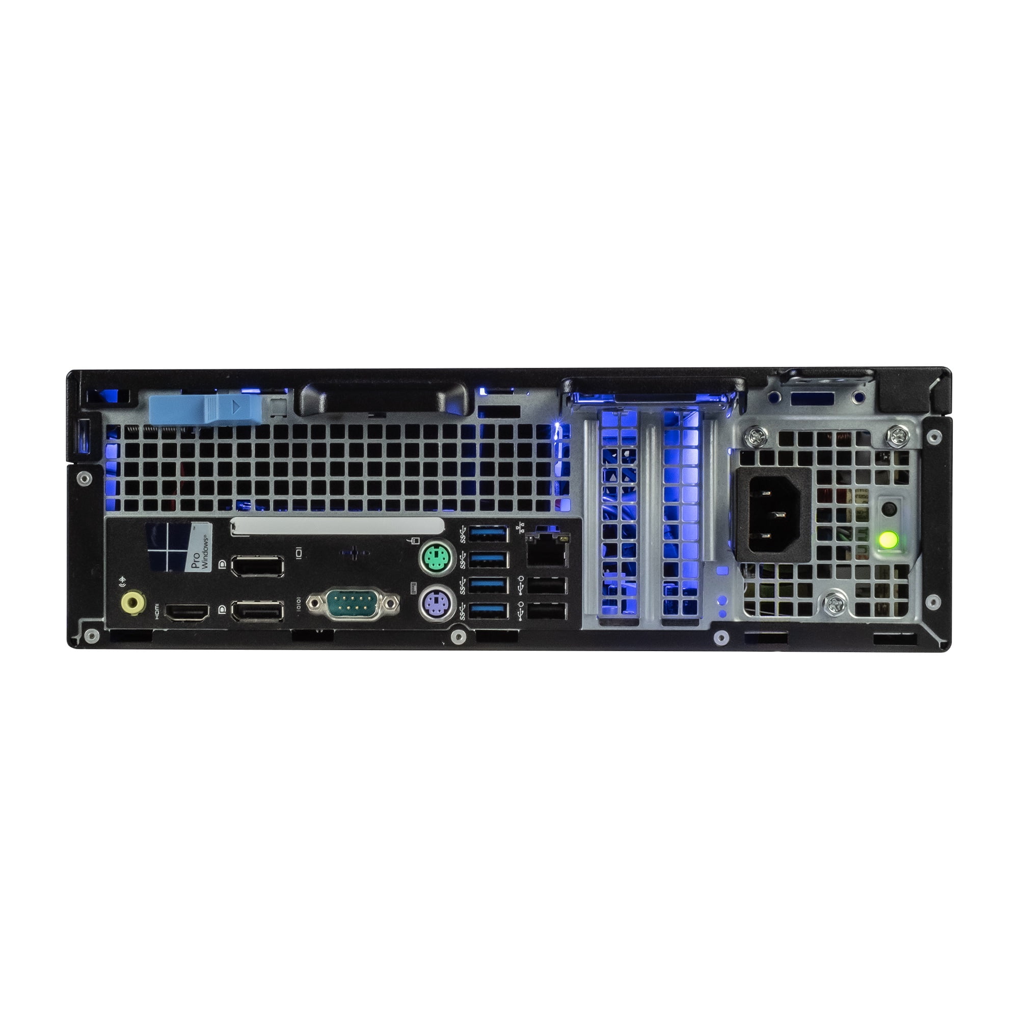 Dell OptiPlex 5040 Desktop Computer PC w/ RGB Lighting, Ultra-Fast Intel i5, 16GB DDR4 RAM, 500GB SSD, DVD, WiFi, Dual 19" Monitors (Brands Vary), RGB Keyboard & Mouse, Windows 10 Pro