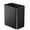 Black, variant on Small Bathroom 2.4 Gallon Wastebasket, Slim Metal Garbage Can Matte Black Stainless Steel Trash Bin for Bedroom,Office,Kitchen,Toilet, rv, Near Desk, Under Sink