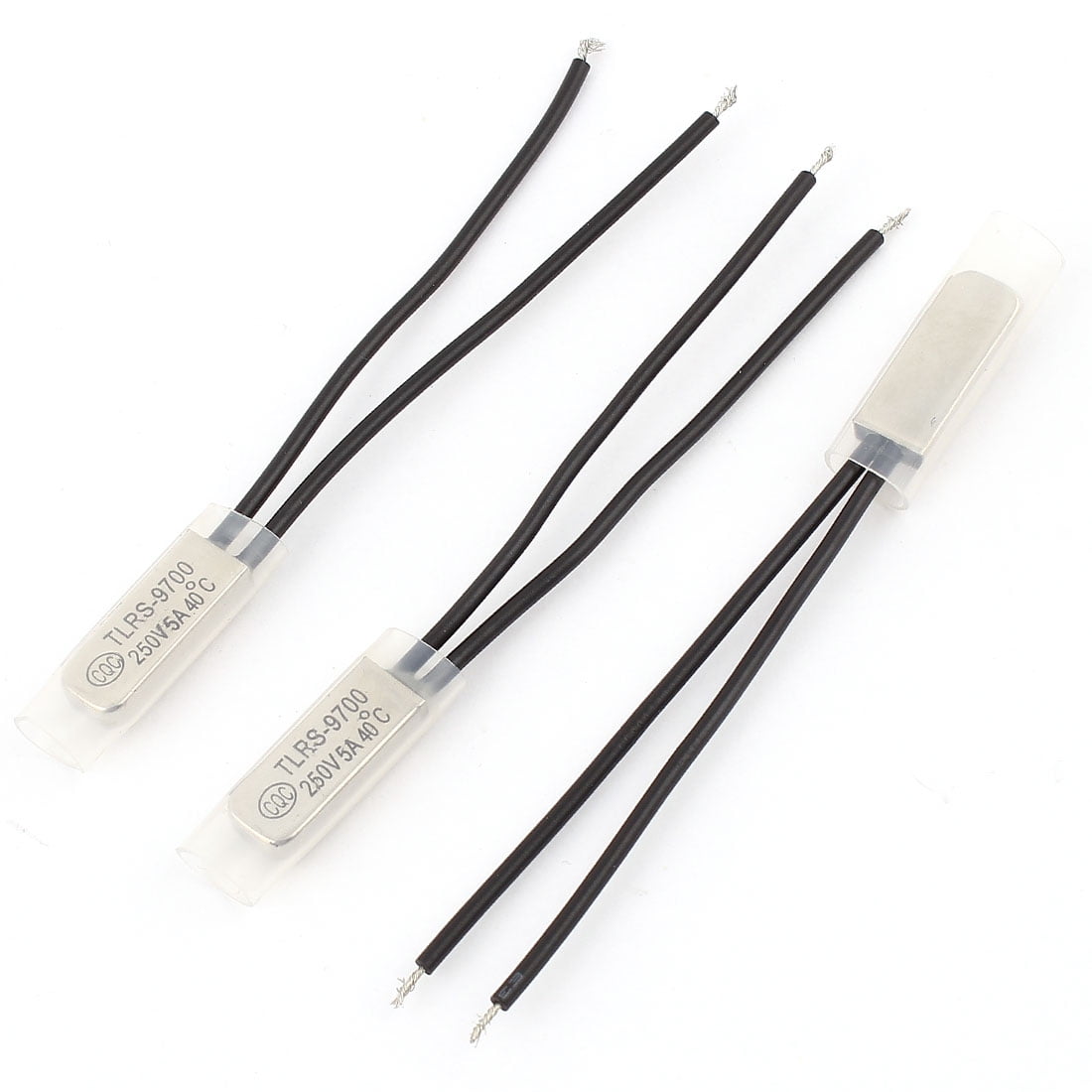 3 Pcs TLRS9700 40 Celsius Normal Open Bimetal Thermostat Temperature