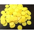thumbnail image 4 of QccHieUs 100Pcs 18mm New Plastic Counters Poker Chips Yellow for Casino Club Gambling, 4 of 9