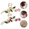 thumbnail image 1 of Moluckfu 2Ud Accesorios Para Con Clip Metálico Y Detalle De Fresa Para Uso Diario, 1 of 8