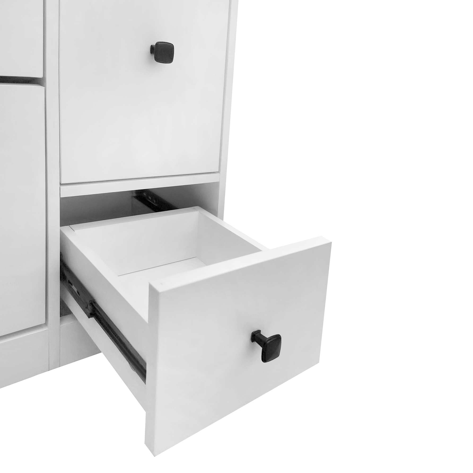 MAYEERTY Versatile Tipping Bucket Shoe Cabinet with 3 Flip Drawers, Maximum Storage Entryway Organizer with Drawer, Free Standing Shoe Rack with Pull-down Seat for Hallway, White