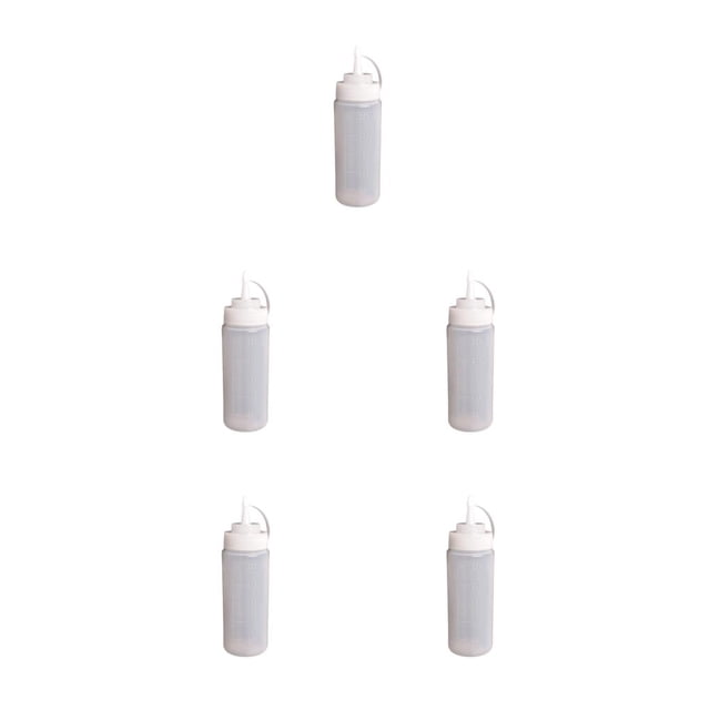 Bearachild Botella de escala exprimible de 250ml, organizador de condimentos de salsa de tomate, dispensador de cocina para comedor en el hogar, Type2 NO2