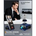 thumbnail image 5 of Comvin for Apple AirPods Pro 3 Case Cover, Magnetic Automatic Secure Lock with Phone Stand & Cleaning Kit, Full Shockproof Case for Airpods Pro 3rd Generation 2025 Compatible with Magsafe, 5 of 8