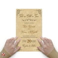 thumbnail image 3 of Aged Stationery Parchment Paper – Great for Writing, Certificates, Menus and Wedding Invitations | 24lb Bond Paper | 8.5 x 14” | 50 Sheets Per Pack, 3 of 6