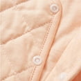 thumbnail image 6 of RUTAYY Toddler Girls Down Coat Long Sleeve Solid Color Lightweight Button Fall Winter Snowsuit Relaxed Stylish Jacket, 6 of 8