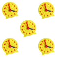 thumbnail image 3 of Vogacara Reloj de aprendizaje educativo para niños, herramienta de demostración Simple exquisita, tiempo de educación temprana, accesorio de Type2 NO2 Vogacara CBP580415, 3 of 6