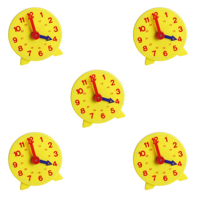 Tholdsy Juguete educativo para niños, reloj de aprendizaje, juguete para educación temprana en edad preescolar, accesorio de enseñanza, Type2 NO2