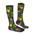 thumbnail image 3 of Balery Mardi Gras7 Fun Novelty Socks Men'S Women'S Crew Socks Funny Crazy Novelty Socks Quirky And Cool Socks, 3 of 9