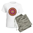 thumbnail image 5 of CafePress - Mandala Cats Pajamas - Women's Short Sleeve Print T-Shirt and Pants Light Cotton Pajama Set, 5 of 7
