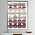 thumbnail image 2 of Designart ' Plum Dots minimal geometric I ' Transitional Framed Canvas, 2 of 3