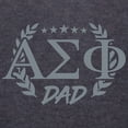 thumbnail image 3 of CafePress - Alpha Sigma Phi Greek Dad Stone Long Sleeve T Shirt - Mens Hooded Shirt, 3 of 3