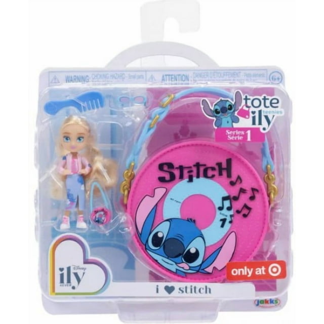 Disney ILY 4ever Poupée Inspirée de Tote-ILY Stitch de 2,5 Pouces - Rose Neuve avec Étiquette