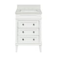 thumbnail image 2 of Eleanor 24" Bathroom Vanity with White Cabinet and Quartz Top, 2 of 5