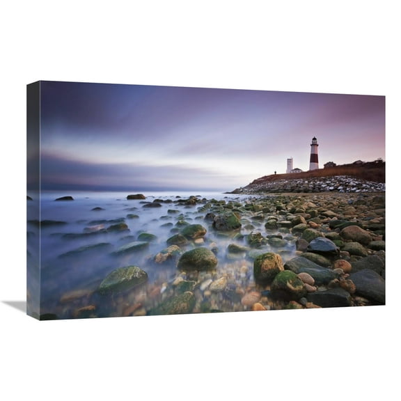 Global Gallery's 'Montauk Point Sunset' By Katherine Gendreau Stretched Canvas Wall Art