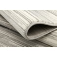 thumbnail image 4 of Rug Branch Contemporary Abstract Lines Black Grey Indoor Runner Rug - 2x8, 4 of 4