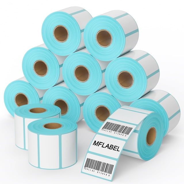Etiquetas térmicas MFLABEL de 5,7 x 3,2 cm para códigos de barras UPC, 18 rollos