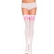 thumbnail image 1 of Qarigey 1 par de medias largas por encima de la rodilla para mujer, calcetines con lazo sexys a la moda, medias decorativas para Cosplay, Disfraces de disfraces Blanco Rosa Tipo 1, 1 of 6