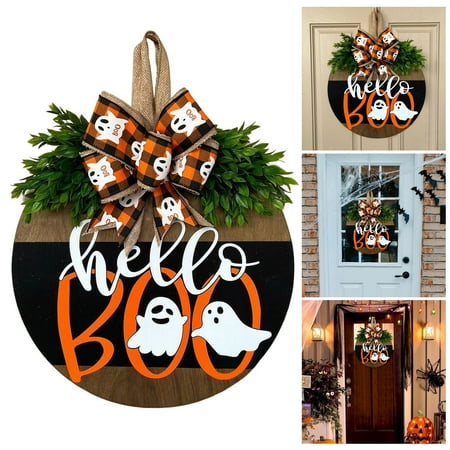 

Funny Cartoon Printing Hanging Decorative Front Door Artificial Flower Welcome Door Hanging Decoration Decorative Wall Indoor And Outdoor