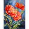 thumbnail image 1 of Cuadros Decorativos 5D DIY diamante pintura flor roja completo redondo diamante mosaico hogar JShteea Nuevos Originales, 1 of 9