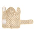 thumbnail image 2 of Design Imports CAMZ14568 DII Taupe Printed Trellis Paw X-Small Pet Robe, 2 of 4