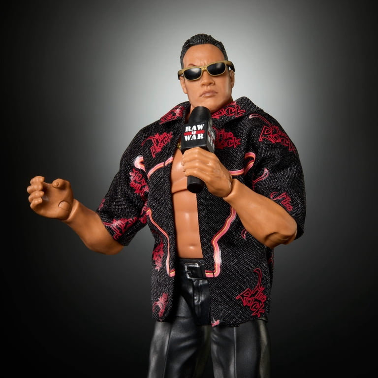 WWE Monday Night War Elite Collection The Rock Action Figure
