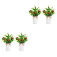 thumbnail image 3 of Injueey 2 pack/lote centros de de limón artificiales ecológicos elegantes fáciles de limpiar amplia aplicación manzanas pequeñas manzanas pequeñas 2Conjunto, 3 of 6